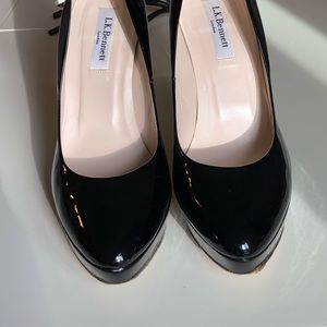 LK Bennett of London Black Patent Shoes